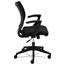 HON Basyx Mesh Mid-Back Task Chair, Center-Tilt, Tension, Lock, Fixed Arms, Black Thumbnail 20