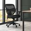HON Basyx Prominent Mesh High-Back Task Chair, Center-Tilt, Tension, Lock, Adjustable Arms, Black Bonded Leather Seat Thumbnail 6