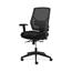 HON Basyx Crio High-Back Task Chair, Mesh Back, Adjustable Arms/Lumbar, Asynchronous Control, Black Leather Thumbnail 6