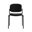 HON Basyx Scatter Stacking Guest Chair, Black Bonded Leather Thumbnail 2
