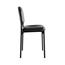 HON Basyx Scatter Stacking Guest Chair, Black Bonded Leather Thumbnail 3