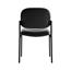 HON Basyx Scatter Stacking Guest Chair, Black Bonded Leather Thumbnail 5