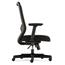 HON Exposure Mesh High-Back Task Chair, Synchro-Tilt, Lumbar, Seat Glide, 2-Way Arms, Black Thumbnail 10