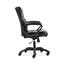 HON® Sadie Mid-Back Executive Chair, Fixed Padded Arms, Black Leather Thumbnail 3