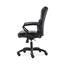 HON® Sadie Mid-Back Executive Chair, Fixed Padded Arms, Black Leather Thumbnail 4