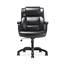 HON Sadie Mid-Back Executive Chair, Fixed Padded Arms, Black Leather Thumbnail 5