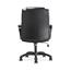 HON Sadie Mid-Back Executive Chair, Fixed Padded Arms, Black Leather Thumbnail 6