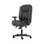 HON Sadie High-Back Task Chair, Height Adjustable Arms/Back, Black Leather Thumbnail 2