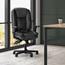 HON Sadie High-Back Task Chair, Height Adjustable Arms/Back, Black Leather Thumbnail 7