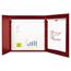 MasterVision Conference Cabinet, Porcelain Magnetic, Dry Erase, 48 x 48, Cherry Thumbnail 5