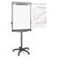 MasterVision Tripod Extension Bar Magnetic Dry-Erase Easel, 69" to 78" High, Black/Silver Thumbnail 1