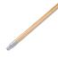 Boardwalk Metal Tip Threaded Hardwood Broom Handle, 0.94" dia x 60", Natural Thumbnail 1
