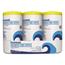 Boardwalk Disinfecting Wipes, 8 x 7, Lemon Scent, 75/Canister, 3 Canisters/PK, 4/Pks/Ct Thumbnail 1