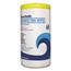 Boardwalk Disinfecting Wipes, 8 x 7, Lemon Scent, 75/Canister, 6 Canisters/CT Thumbnail 1