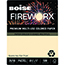 Boise FIREWORX® Colored Paper, 20 lb., 8 1/2 x 11, Flashing Ivory, 500/RM Thumbnail 1