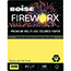 Boise FIREWORX® Colored Paper, 24 lb., 8 1/2 x 11, Crackling Canary, 500/RM Thumbnail 1