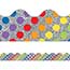 Carson-Dellosa Publishing Sparkle and Shine Rainbow Dots on Glitter Scalloped Borders Thumbnail 1
