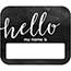 Schoolgirl Style Industrial Chic Hello Name Tags, 40/PK Thumbnail 1