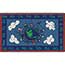 Flagship Carpets Printed Happy World Rug, Rubber Back, Primary, Rectangle, 4' x 6' Thumbnail 1