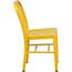 Flash Furniture Indoor/Outdoor Chair, Metal, Yellow Thumbnail 4