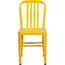 Flash Furniture Indoor/Outdoor Chair, Metal, Yellow Thumbnail 2