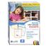 C-Line® Reusable Dry Erase Pockets, 9 x 12, Assorted Primary Colors, 25/Box Thumbnail 3