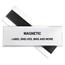 C-Line® HOL-DEX Magnetic Shelf/Bin Label Holders, Side Load, 2" x 6", Clear, 10/Box Thumbnail 1