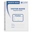 C-Line® Visitor Badges with Registry Log, 3 1/2 x 2, White, 150/Box Thumbnail 5