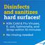 Clorox® AnywhereÂ® Daily Disinfectant and Sanitizer, No-Rinse Food Contact Sanitizer, Kills Cold and Flu Viruses, 32 Fluid oz Thumbnail 4