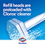 Clorox® ToiletWand® Disinfecting Refills, Disposable Wand Heads, 6 Count/PK Thumbnail 3