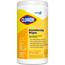 Clorox® Disinfecting Wipes, Lemon Fresh, 75 Wipes/Canister, 6 Canisters/Carton Thumbnail 3