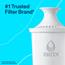 Brita Small 6 Cup Denali Water Filter Pitcher with 1 Brita Standard Filter, BPA Free, White Thumbnail 8