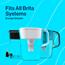 Brita Small 6 Cup Denali Water Filter Pitcher with 1 Brita Standard Filter, BPA Free, White Thumbnail 13