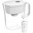 Brita Small 6 Cup Denali Water Filter Pitcher with 1 Brita Standard Filter, BPA Free, White Thumbnail 1