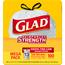 Glad® ForceFlex Tall Kitchen Drawstring Trash Bags, 13 Gallon, White, 100/Box, 4/Carton Thumbnail 2
