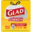 Glad® ForceFlex Tall Kitchen Drawstring Trash Bags, 13 Gallon, White, 100/Box, 4/Carton Thumbnail 3