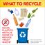 Glad Tall Kitchen Drawstring Recycling Bags, 13 Gallon Clear Trash Bag, 45/Box, 4/Carton Thumbnail 2
