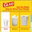 Glad® Small Trash Bags, OdorShield® 4 Gallon White Trash Bag, Gain Fresh Scent with Febreze, 26 Count, 6/CT Thumbnail 11