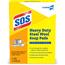 S.O.S. Steel Wool Soap Pads, 15 Pads/Box,12 Boxes/Carton Thumbnail 1