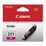 Canon® 6515B001 (CLI-251) ChromaLife100+ Ink, Magenta Thumbnail 1