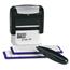 COSCO 2000PLUS Create-A-Stamp One-Color Address Kit, Custom Message, Black Thumbnail 1