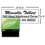 COSCO 2000PLUS® Green Line Self-Inking Custom Message Stamp, 2 3/16" x 13/16" Thumbnail 1