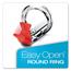 Cardinal® Premier Easy Open Locking Round Ring Binder, 2" Cap, 11 x 8 1/2, Black Thumbnail 7