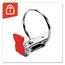 Cardinal Premier Easy Open Locking Round Ring Binder, 3" Cap, 11 x 8 1/2, Red Thumbnail 7