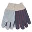 MCR™ Safety 1040 Leather Palm Glove, Gray/White, Large, Dozen Thumbnail 1