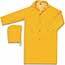 MCR™ Safety River City Classic Coat with Detachable Hood, Snap Front, .35 mm PVC/Polyester, 49", Large, Yellow Thumbnail 2