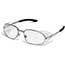 MCR™ Safety RT2® Rattler 2 Chrome Frame Glasses, Clear Lens Thumbnail 1