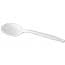Crystalware Soup Spoons, Polypropylene Plastic, White, 1000/CS Thumbnail 1