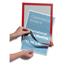 Durable® Duraframe® Self-Adhesive Magnetic Letter Sign Holder For 8.5" x 11" Insert, Red, 2/PK Thumbnail 17