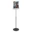 Durable® SHERPA® Acrylic Floor Stand, Acrylic, 8.5" x 11" Sign Thumbnail 5